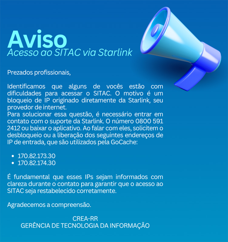 aviso sitac